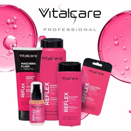 Vitalcare Colour Reflex Flash Mask 1 Minute for Brittle and Dyed Hair with Vitamin E and Silk Proteins 190ml