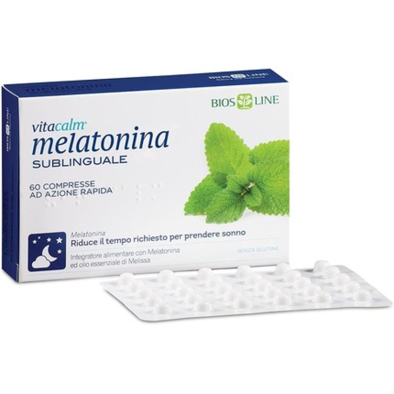 Vitacalm Melatonin Sublingual 1mg 60 Tablets