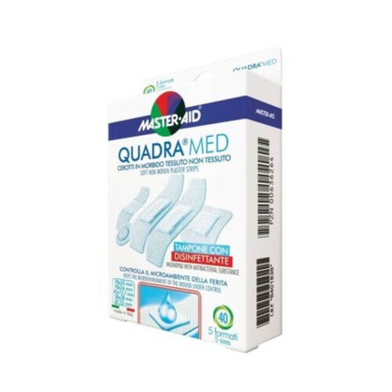 Master-Aid Quadra Med Soft Non-Woven Bandage Pad with 10 Strips