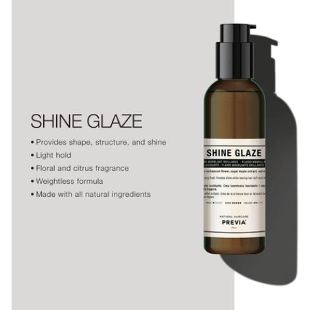 Previa Finish Organic Hydrolized Verbascum Thapsus Flower Luminous Shine Glaze 200ml