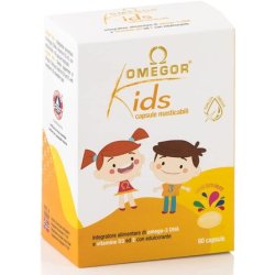 Omegor Kids Capsules 250mg Omega-3 DHA for Children 60 Capsules