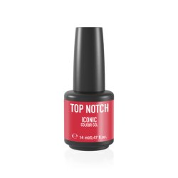 Top Notch by Mesauda Iconic Colour Gel nail polish 14 ml Red