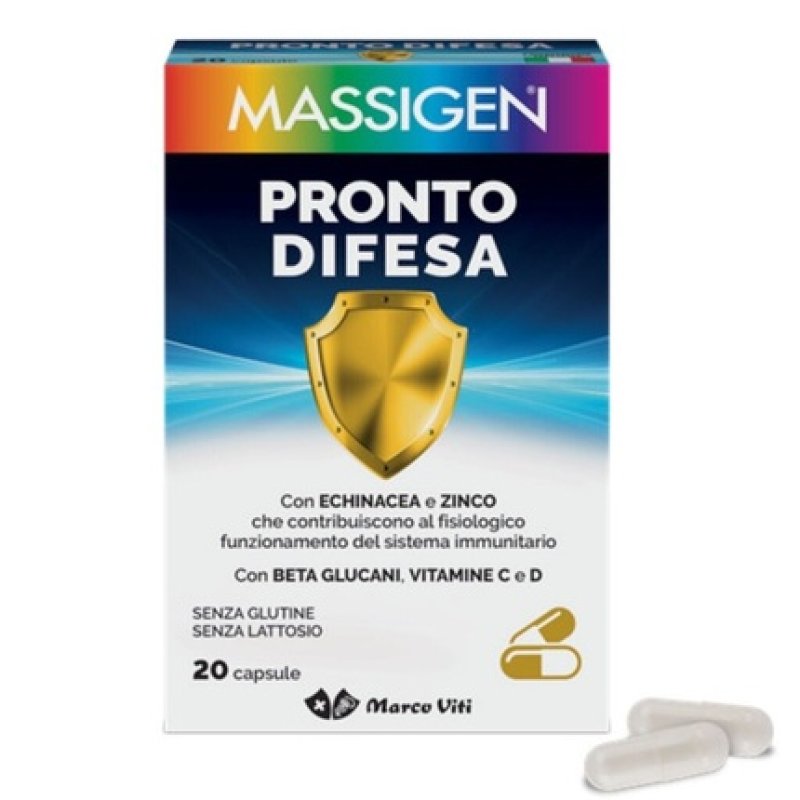 Massigen 20 Capsules for Immune System Functioning Ready Defense
