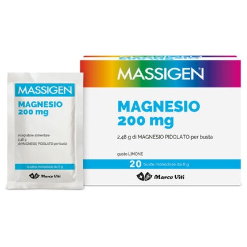 Magnesium 200mg Massigen
