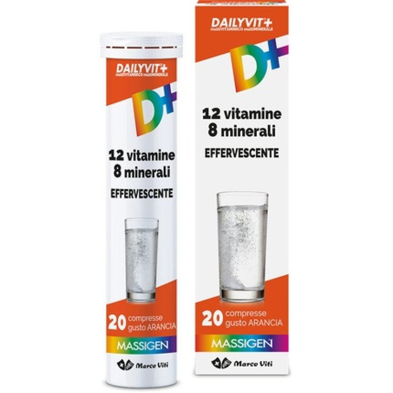 Massigen DailyVit 12 Vitamins 8 Minerals Marco Viti 20 Tablets