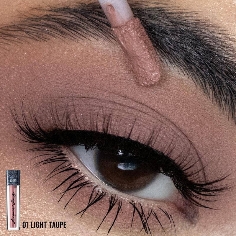 Mulac Cosmetics Liquid Soul ombre à paupière 01 Light Taupe Mat