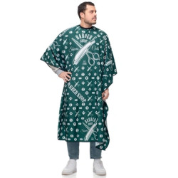 Xanitalia Pro Xan Pro Hair Cutting Cape Chester Green Extra Large