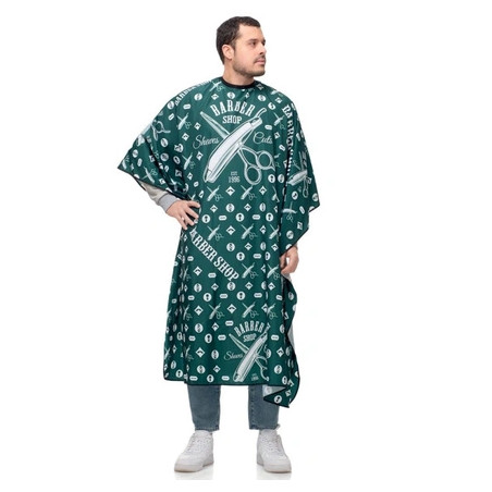 Xanitalia Pro Xan Pro Hair Cutting Cape Chester Green Extra Large