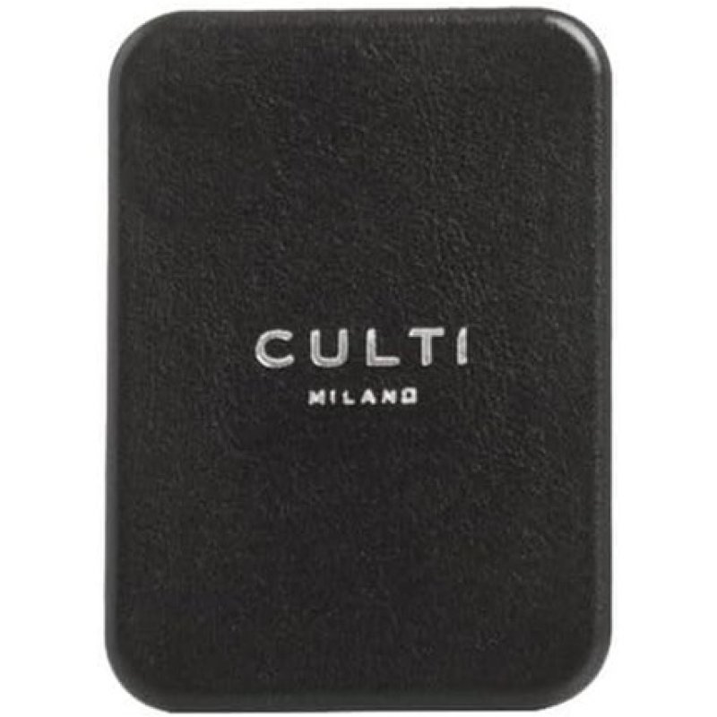 Culti Milano Car Diffuser in Black Leather Mareminerale