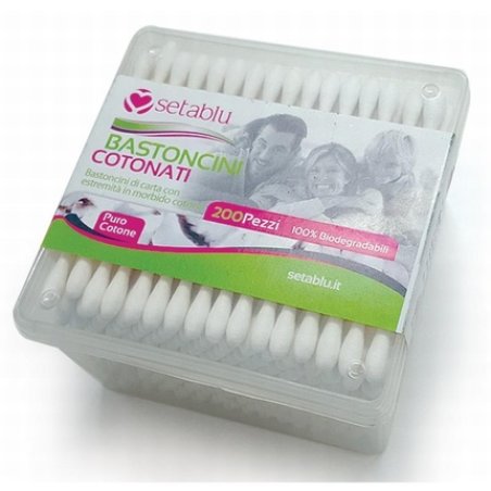 Setablu Cotton Buds 200 Pcs Biodegradable Paper