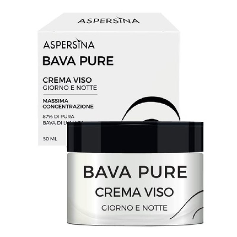 New 2021 Aspersina Bava Pure Face Cream Day and Night Maximum Concentration 87% Pure Snail Slime 50ml