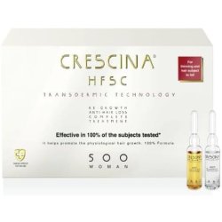 Crescina HFSC Transdermic Technology Ampoule Complex for Restoring Hair Growth and Against Hair Loss 500 - Pack of 20 20