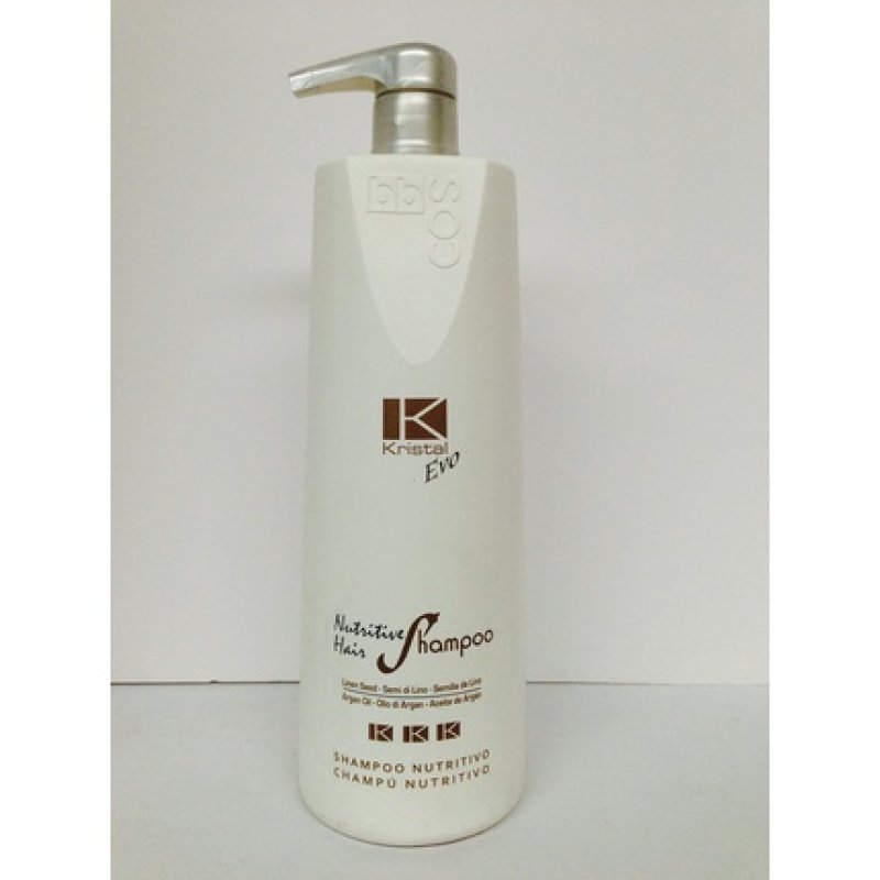 Kristal Evo Nutritive Hair Shampoo with Linen Seed and Argan Oil 33.81 Oz