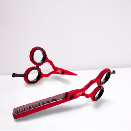 Kiepe Fluo Red Passion Set Scissors Thinning Scissors 5.5 Inches