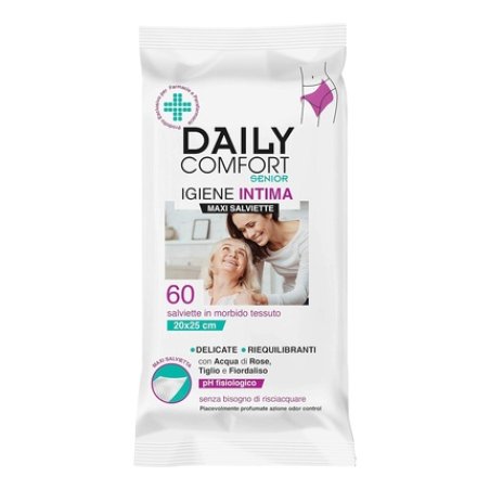 Diva International Daily Comfort Senior Intimate Hygiene Wipes 60 Wipes