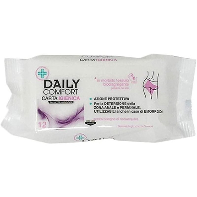 Daily Comfort Soft Biodegradable Tissue Paper 12 Wipes