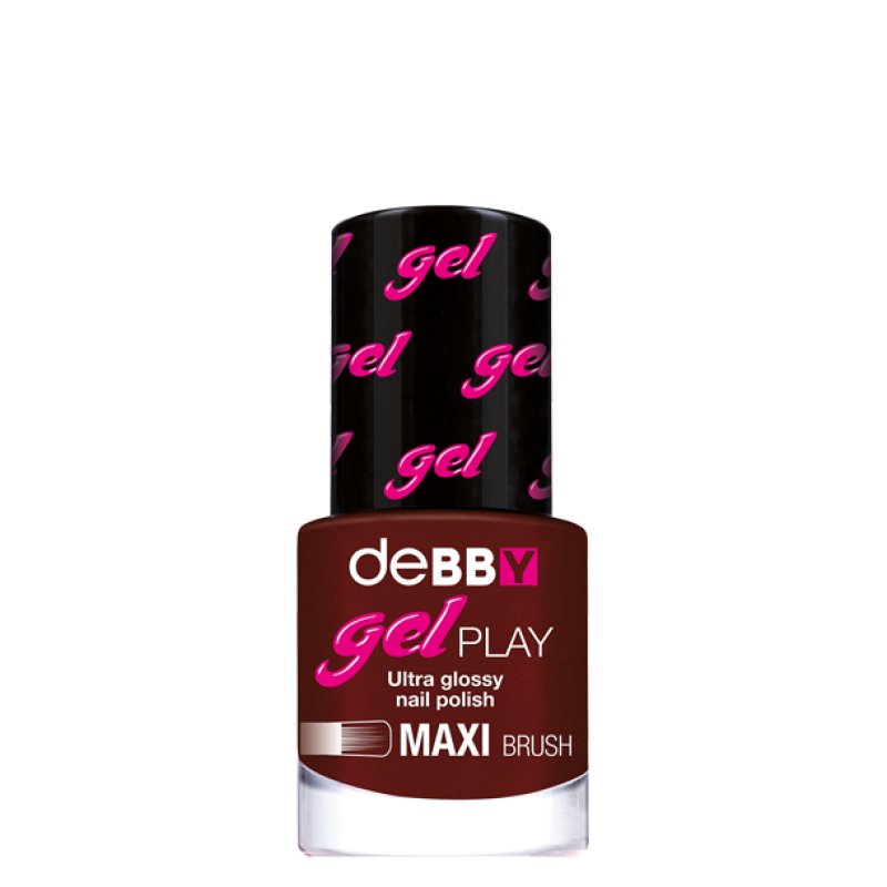 deBBY gelPLAY nail polish Bordeaux