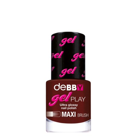 deBBY gelPLAY nail polish Bordeaux