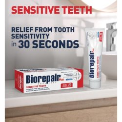 Biorepair Fast Sensitive Enamel Repair Toothpaste - Fluoride-Free