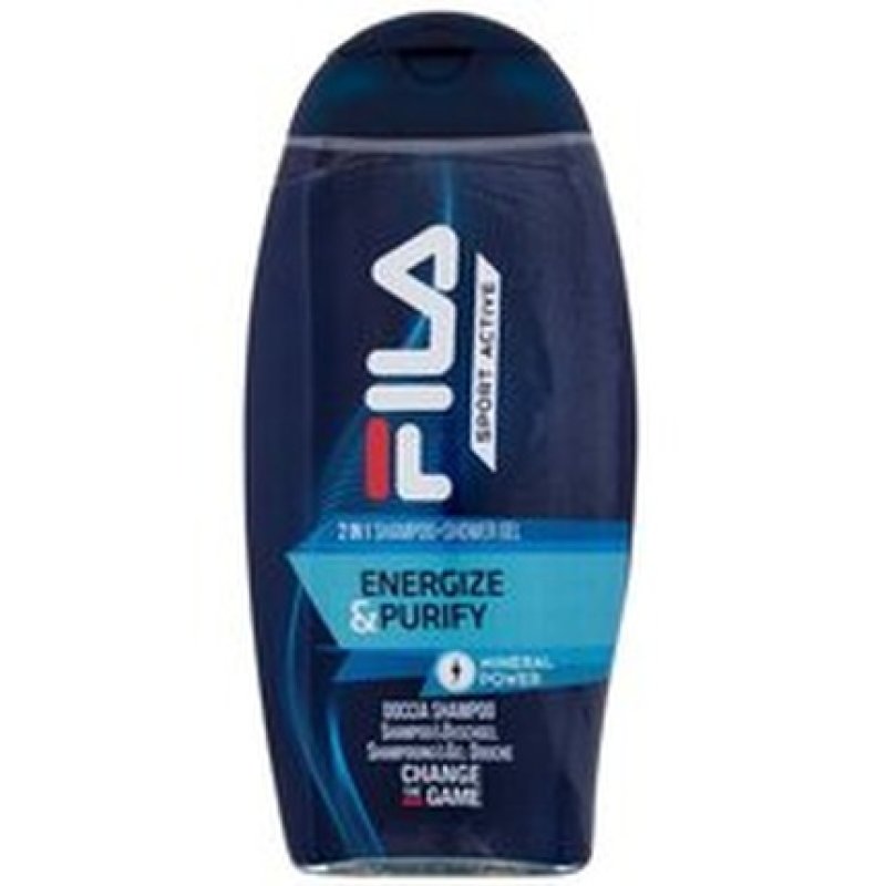 Fila Sport Active Energize Purify 2-In-1 Shampoo Shower Gel