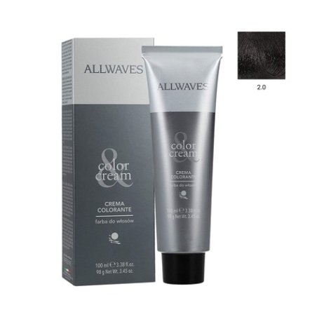 ALLWAVES Professionnelle Cream Color 2.0 Brown Hair Color 100ml