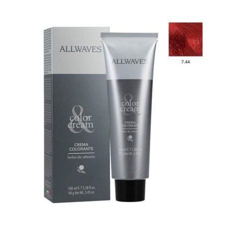 ALLWAVES Professionnelle Cream Color 7.44 Chilli Pepper Hair Color 100ml