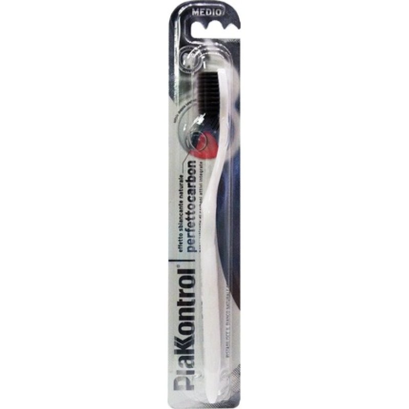 PLAKKONTROL Toothbrush Perfect Carbon Medium