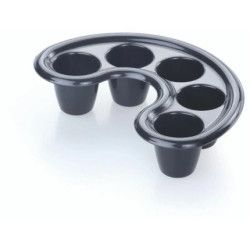 Xanitalia Pro Xan Pro Manicure Bowl 5 Fingers Black