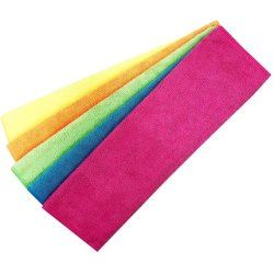 CASAPIU' SRL Microfiber Cloth Set 5 Pieces 30cm x 35cm Fluo IRGE