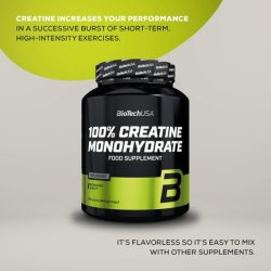 Biotechusa 100% Creatine Monohydrate Pharmaceutical Grade