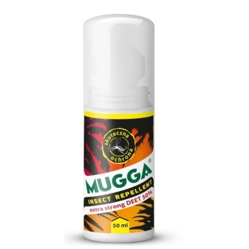 Mugga Insect Repellent Roll-On With 50% Deet, 50 Ml - Long Lasting Tropical Mosquito Protection