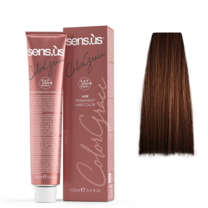Sensus Color Grace M3k 5.4 Light Copper Blonde Chestnut Brown Hair Color