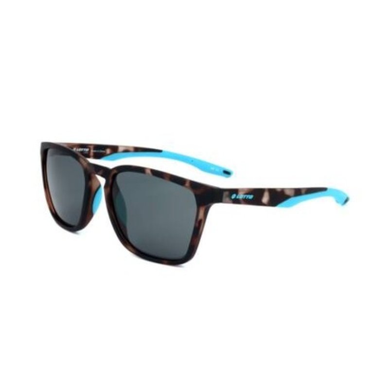 Lotto Ls1005 Tor Lb Matgrey Tortoise Light Blue Unisex Sunglasses 55/18/140