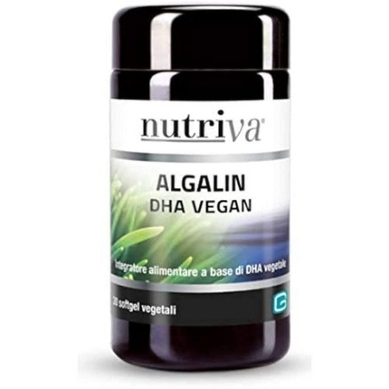 Nutriva Algalin DHA Vegan Supplement for Pregnancy and Breastfeeding in Softgel Capsules 885mg