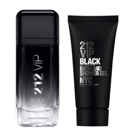 Carolina Herrera 212 Vip Black Eau De Parfum 2 Pc. Gift Set For Men