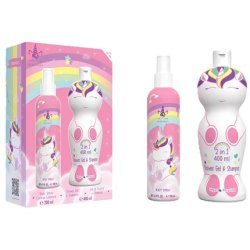 Ep Line Eau My Unicorn - Body Spray 200 Ml, 2-In-1 Shower Gel And Shampoo 400 Ml