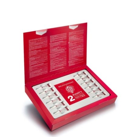 Bruno Vassari Kianty Spa Grape Lifting Ampoules Treatment Serum For Ageing For Eyes And Lips - 6 Pieces