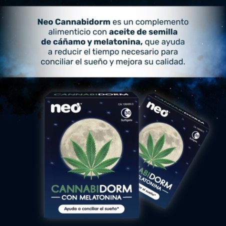 Neo Cannabidorm with Hemp Oil and Melatonin 30 Capsules
