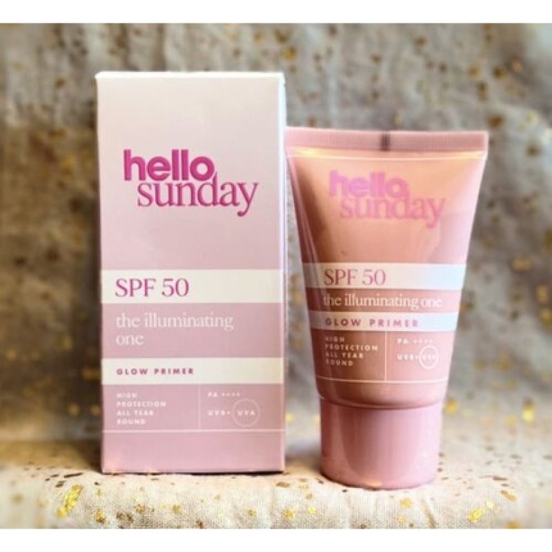 Hello Sunday LSF 50 The Illuminating One Glow Primer 50ml/1.7oz Full Size New in Box
