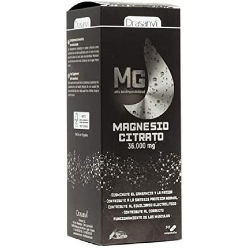 Drasanvi Magnesium Citrate - Helps Reduce Tiredness and Fatigue