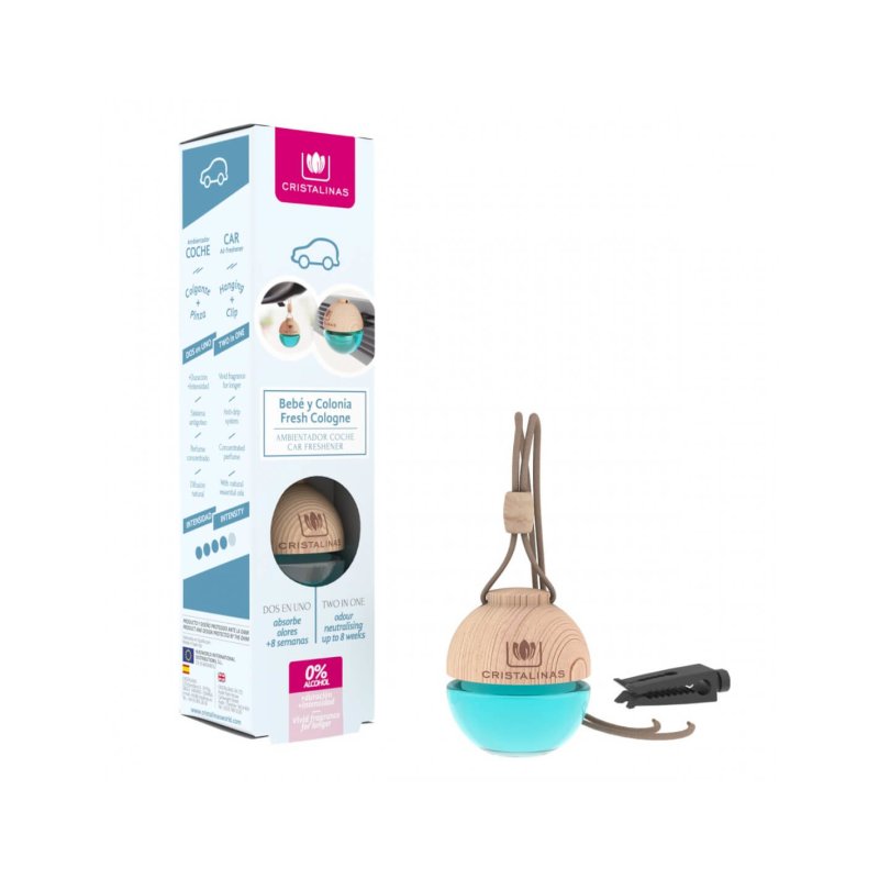 CRISTALINAS Car Freshener Sphere 2in1 6ml - Fresh Cologne