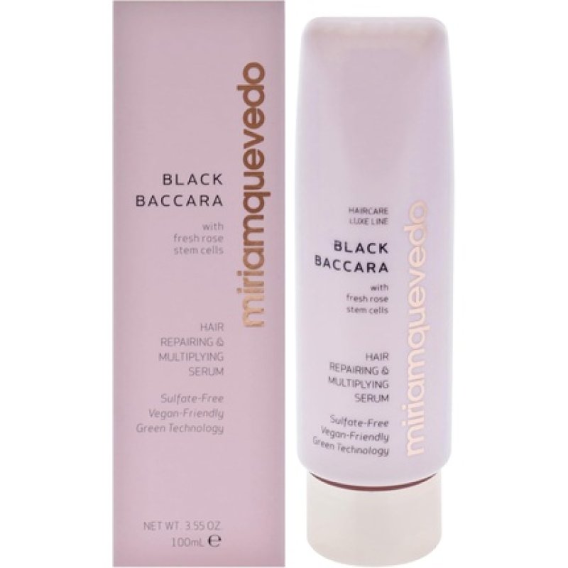 Black Baccara Hair Repairing and Multiplying Serum by Miriam Quevedo for Unisex 3.4 oz