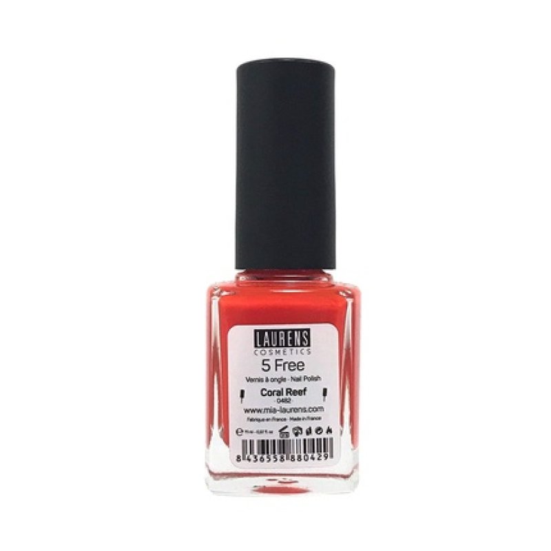 Mia Cosmetics-Paris 0482 Coral Reef Nail Polish 11ml Orange