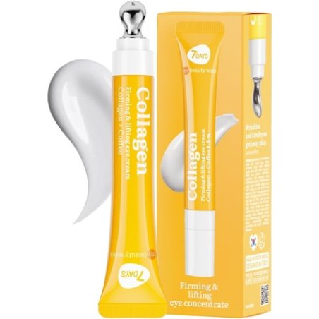 7DAYS Eye Cream with Collagen Korean Skincare Caffeine Under Eye Cream Face Care Eye Cryo Cooling Massager Anti Dark