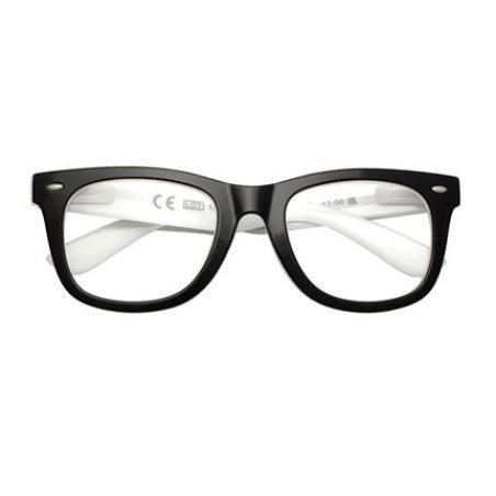 Zippo Reading Glasses Color: Black-White, 1.00