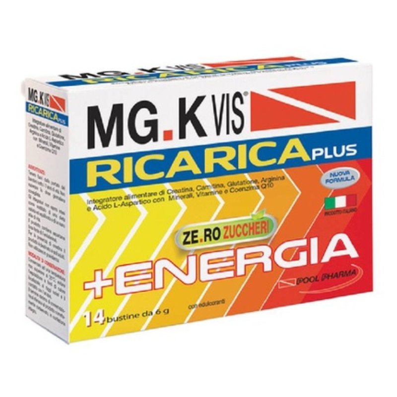Pool Pharma Srl Mgk Vis Ric Plus - 14 Sachets Of 6 Grams