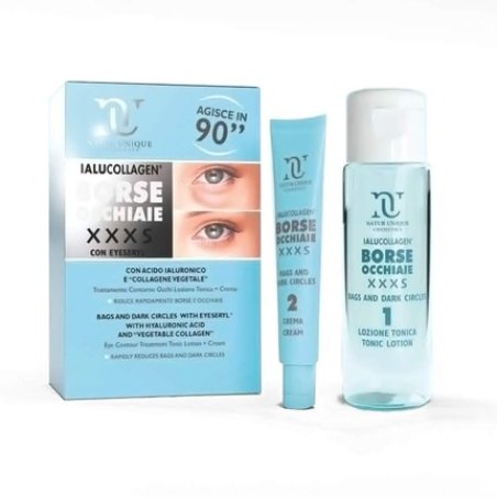 Natur Unique Ialucollagen Eye Bags XXXS - Effective Treatment for Bags and Dark Circles for Men and Women in just 90