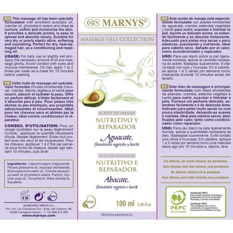 MARNYS Avocado Oil Massage