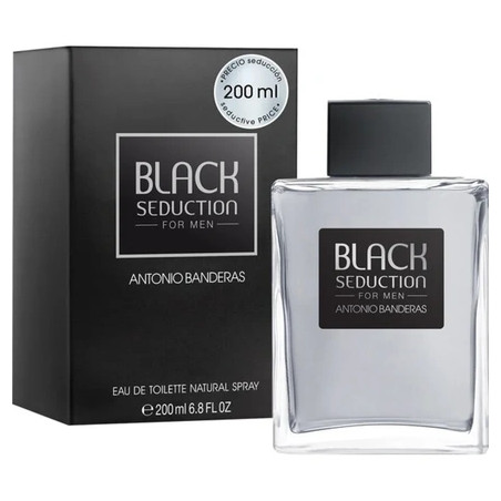 Antonio Banderas Black Seduction Eau De Toilette Spray 200ml