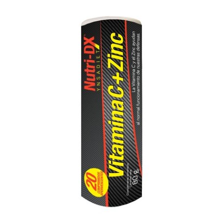 Ynsadiet Vitamina C Zinc 20 Comp Efervescentes